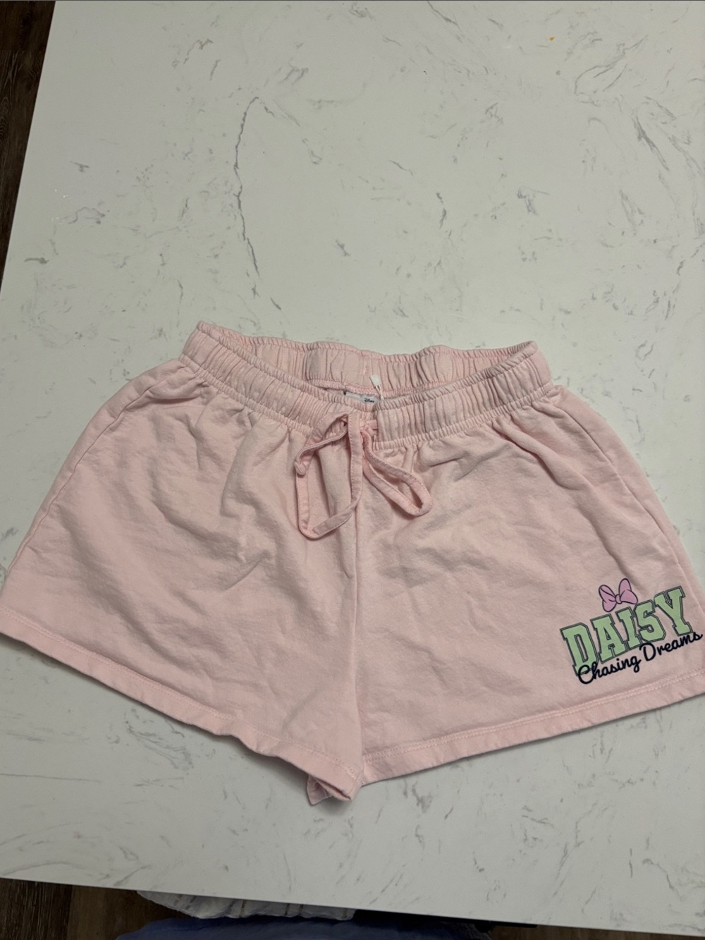 Disney Daisy Chasing Dreams Light Pink Athletic Shorts